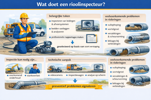 Alles over het beroep rioolinspecteur Wat doet een rioolinspecteur